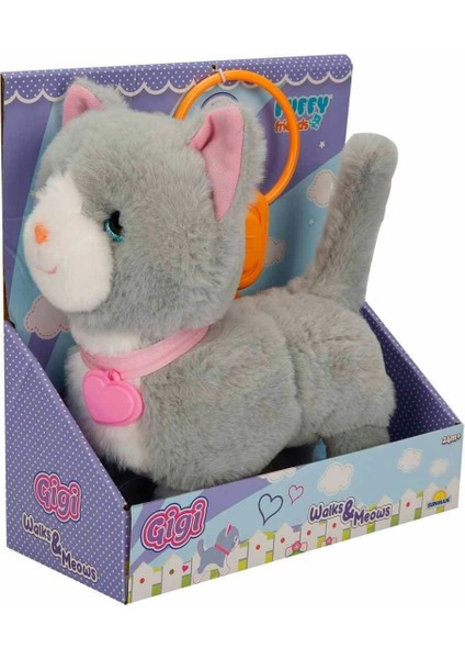 Fırsat Byr 03375 Sevimli Kedi Gigi Sesli ve Hareketli Yeni
