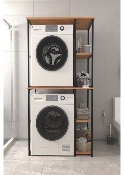 Çamaşır Makinesi Dolabı Kurutma Makinesi Dolabı Metal Banyo Dolabı Mısra Çam