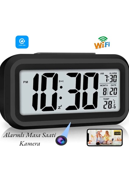 Alarmlı Dijital Masa Saati Kamera fırsatları