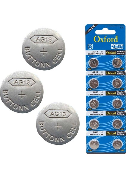 Kampanya Estevia Oxford AG13 LR44 Pi̇l 10LU Paket Fi̇yat * Tianqiu (4172) Yeni!!!