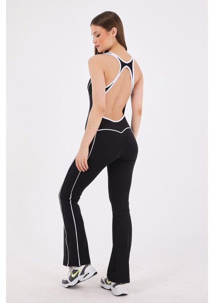 Eclipse Kadın Spor Uzun Kollu Crop Sweatshirt Bej