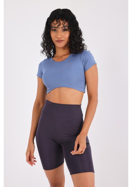 Cute Kadın Spor Büstiyer Mavi indirimleri