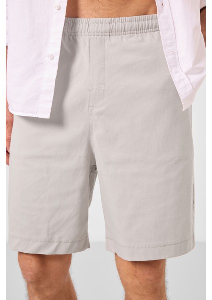 Taş Standart Fit Dokuma Hafif Esnek Chino Erkek Şort - 81293