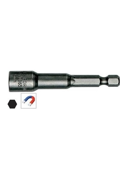 BT/1365 1/4'' Manyetik Lokma Uç - 13 x 65 mm (Avantajlı 4'lü Paket)