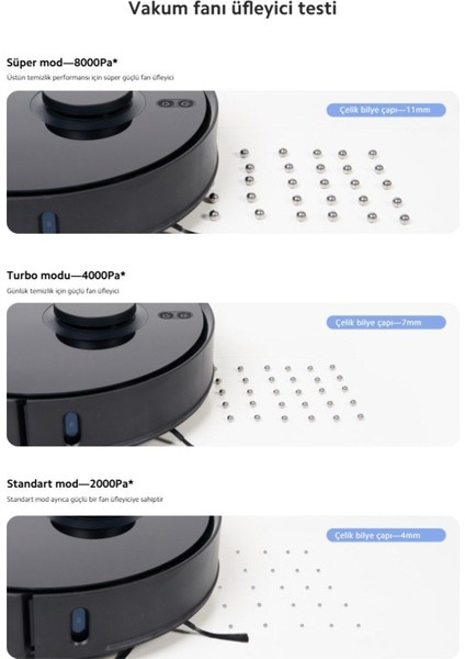 Akıllı Robot Süpürge Wi-Fi Bağlantı Vacuum S10T 8000PA Yüksek Çekim Gücü +Xıaomı Redmi Watch 5