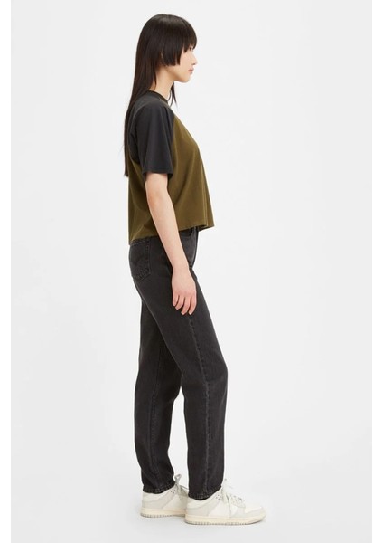 Kadın Siyah Yüksek Bel 80's Mom Jeans Kot Pantolon - A9385-0000 indirimleri