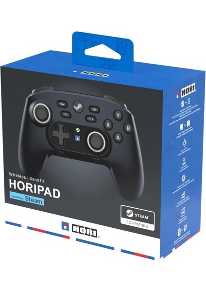 Horıpad Pc Kablosuz Steam Controller Lisanslı Kumanda Midnight Black