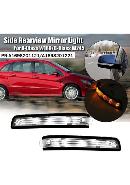 Sol Taraf LED Dikiz Aynası Işığı A1698201121 Mercedes Benz A B-Sınıfı W169 W245 07-11 Dönüş Sinyal Gösterge Işığı (Yurt Dışından) indirimleri