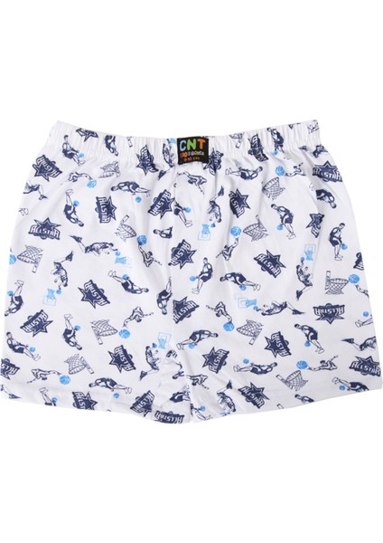 Erkek Çocuk 3'lü Karışık Desenli 100% Pamuk Premium Paketli Boxer modelleri