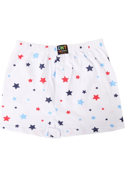 Erkek Çocuk 3'lü Karışık Desenli 100% Pamuk Premium Paketli Boxer fırsatları