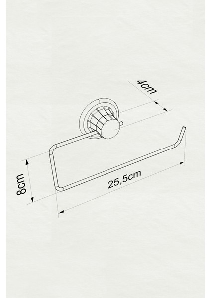 Banyo Mutfak Kağıt Havlu Askısı Krom Duvara Monte Vidalı Z18109 fırsatları