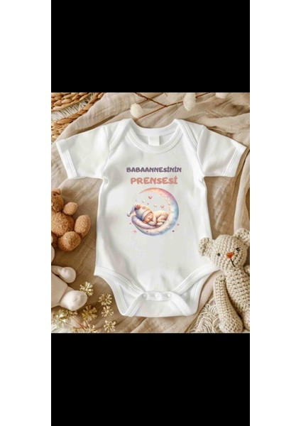 Babaannesinin Prensesi Özel Tasarım Hediyelik Bebek Zıbın
