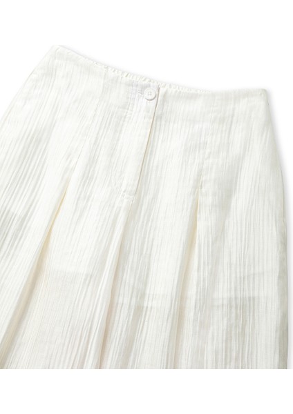 Dokulu Wide Leg Fit Pantolon IS1250003170018