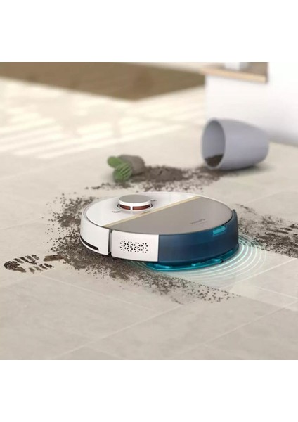 Islak+Kuru Homerun 7000 Lidar Moplu Robot Süpürge 5000 Pa,titreşimli Mop,app/wifi , EPA11