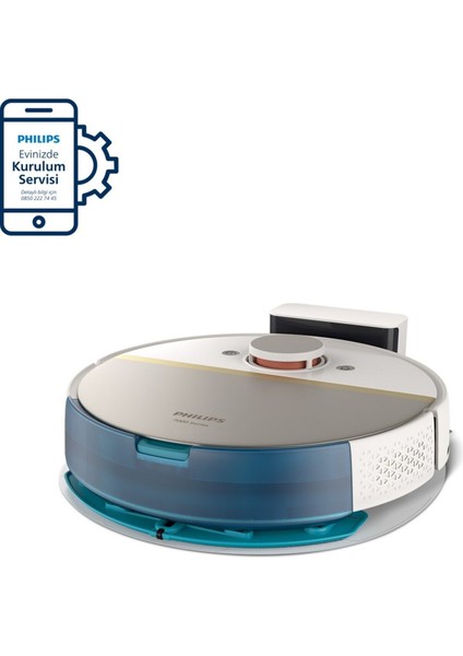 Islak+Kuru Homerun 7000 Lidar Moplu Robot Süpürge 5000 Pa,titreşimli Mop,app/wifi , EPA11