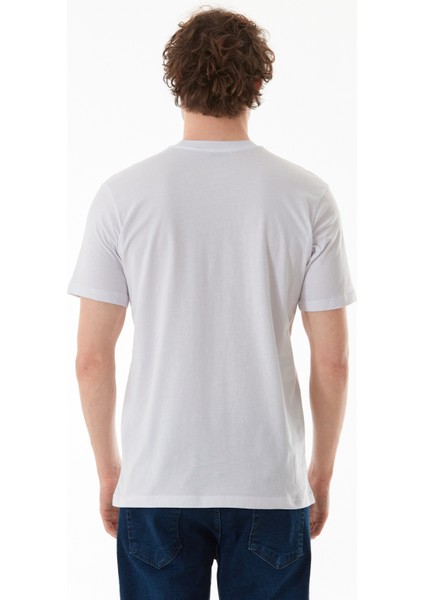 Baskılı Bisiklet Yaka Tişört modelleri