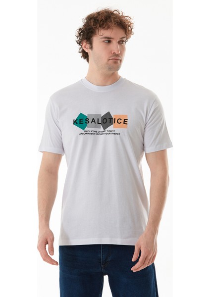 Baskılı Bisiklet Yaka Tişört indirimleri