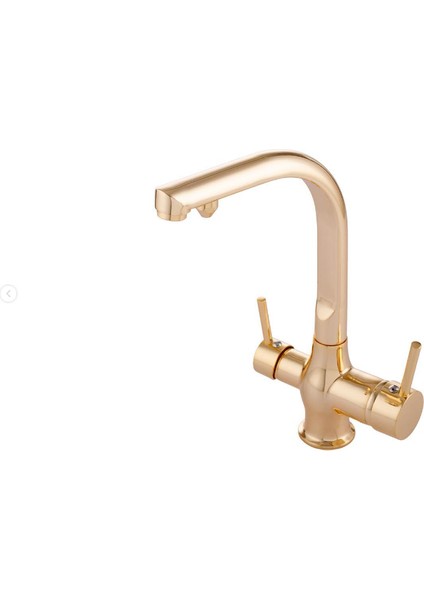 Su Arıtma Cihazı Için 3 Yollu Gold Musluk