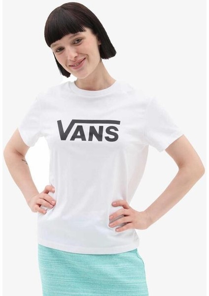 Beyaz Kadın T-shirt VN0A5HNMYB21