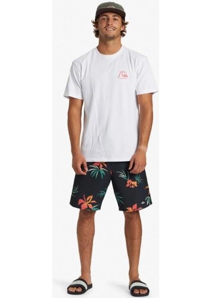 The Original Boardshort Mor AQYZT09560-10 ERKEK Beyaz Tişört