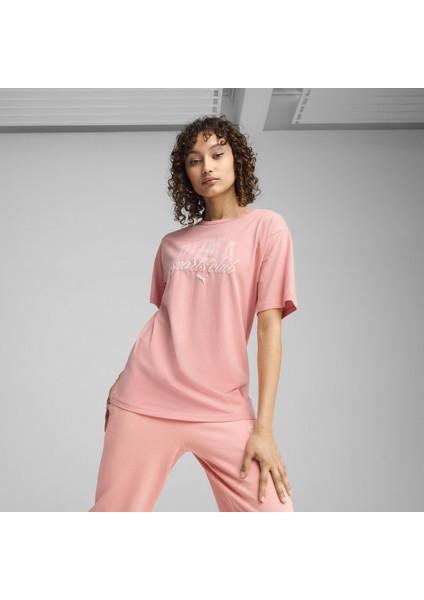 Puma Class Relaxed Tee Pink Fruit