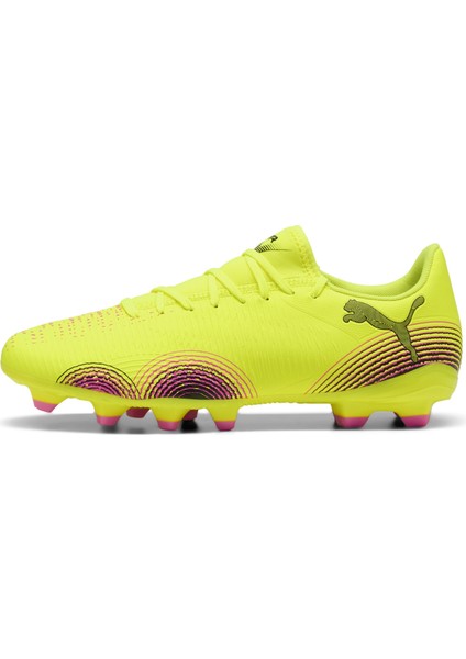 Future 8 Play Fg/ag Yellow Alert-Puma Black-Sun Struck Erkek Krampon
