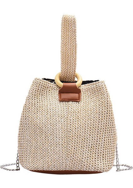 Dokuma Kadın Çanta El Çanta El Çanta Omuz Crossbody Çanta (Yurt Dışından)