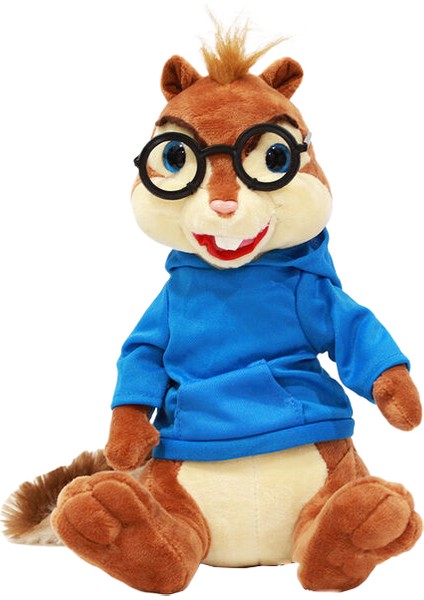,25CM Film Oyuncağı Alvin ve Theodore Sincap Peluş Sincap Sevimli Sincap Karikatür Peluş Hayvan (Yurt Dışından)
