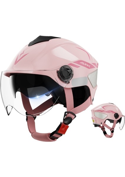 Kask Elektrikli Motosiklet Kask Erkek Kadın Güvenlik Kask Dört Mevsim (Yurt Dışından)