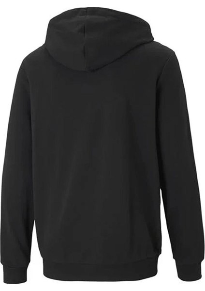 ESS Small Logo FZ Siyah Erkek Hoodie