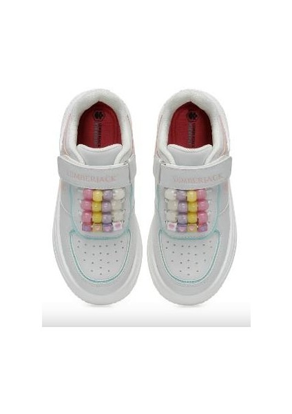 Freya Jr 4Fx Beyaz Kız Çocuk Sneaker-Beyaz-Pembe