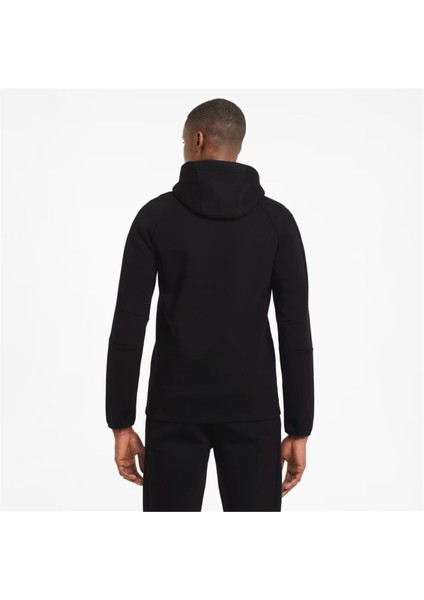 Erkek Puma Black Puma Evostrıpe Core Fz Hoodie Siyah Erkek Hoodie