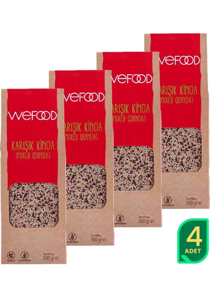 Karışık Kinoa 300 gr 4'lü