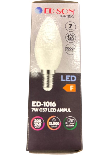 7 W 14 LED Ampül 3000 K(10 Adet)