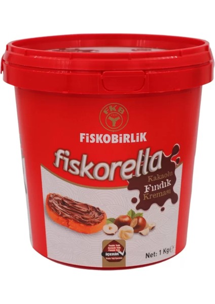 FKB FİSKORELLA KAKAOLU FINDIK KREMASI 1 KG