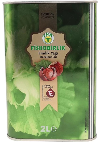 FKB FİSKOBİRLİK FINDIK YAĞI TNK 2 L