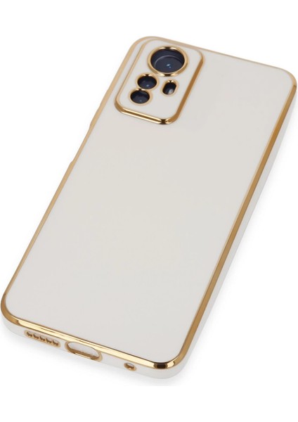 Xiaomi Redmi Note 12s Kılıf Volet Silikon - Beyaz Mrayd