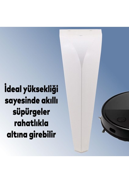 Mobilya Kanepe Sehpa Tv Ünitesi Koltuk Ayağı 15 cm Beyaz Baza Ayakları modelleri