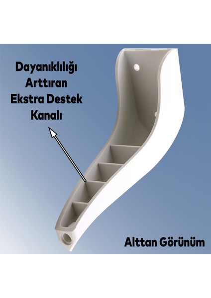 Mobilya Kanepe Sehpa Tv Ünitesi Koltuk Ayağı 15 cm Beyaz Baza Ayakları fırsatları