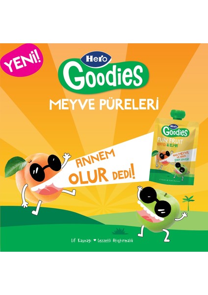 Goodıes Kayısı Elma Pouch fırsatları