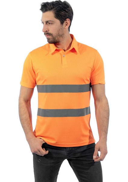 Drytouch Tişört, Fosforlu Turuncu -136E3838- Tshirt, T-Shirt