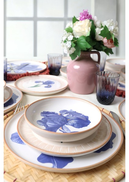 Brush & Bloom Yemek Takımı 18 Parça 6 Kişilik 22957-58