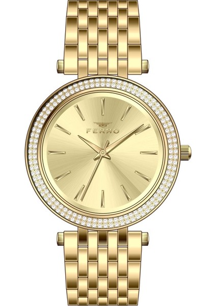 Sarı Çelik Kordon Kadın Kol Saati FL21449A-B4 fiyatları