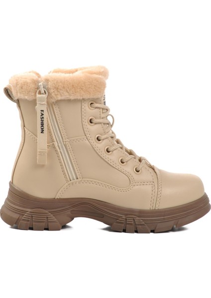 24072-F Siyah-Zümrüt Içi Polarlı Kız Çocuk Bot modelleri