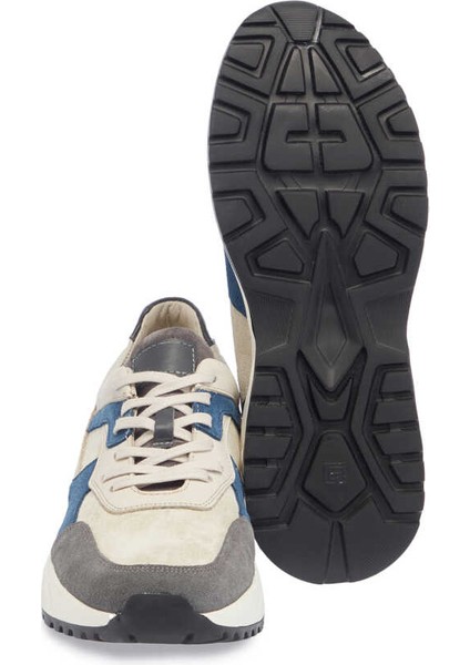 Gri Hakiki Deri Erkek Sneaker - E24I1AY56911-C11