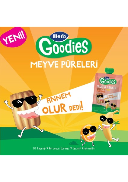 Goodıes Muz Portakal Bisküvi Pouch modelleri