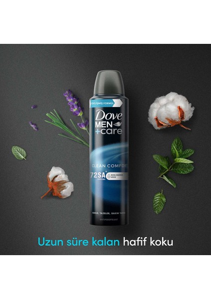 Men Care Clean Comfort Deodorant 150 ml x 3