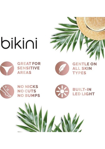 Finishing Touch Flawless Bikini Shaver And Trimmer Kusursuz Bikini Tıraş Makinesi Ve Düzeltici Epilatör