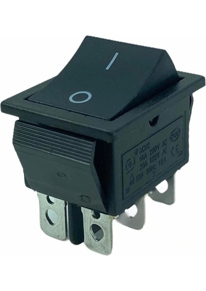 Işıksız Geniş Anahtar On-Off 6p Yaylı 6 Bacak Açma Kapama Anahtarı (IC-109A) (5047)