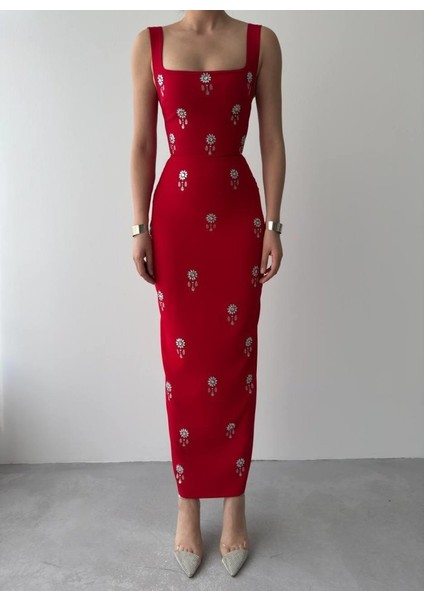 Miracotton Ners Taş Detaylı Elbise fiyatları